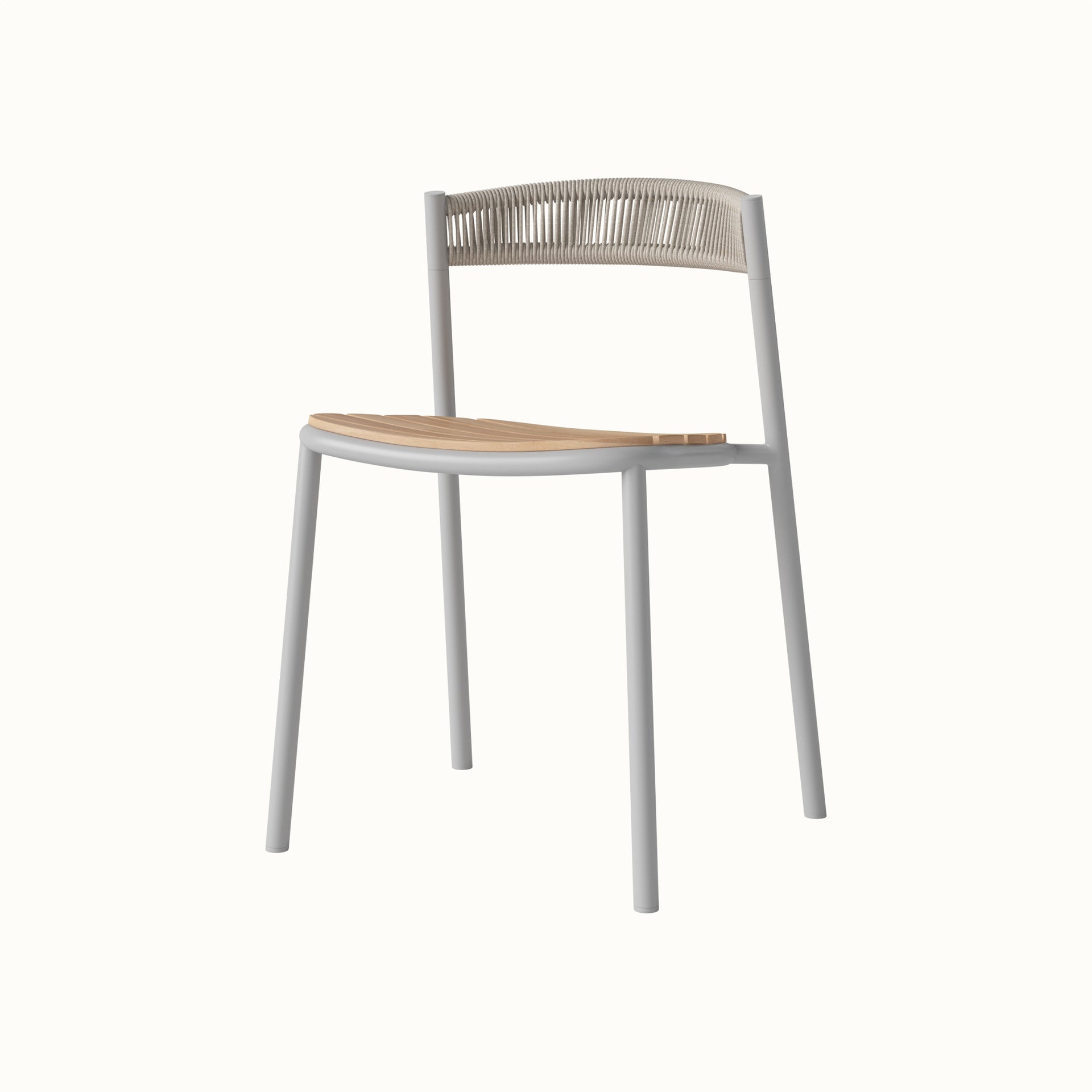 Woven Back Outdoor Chair