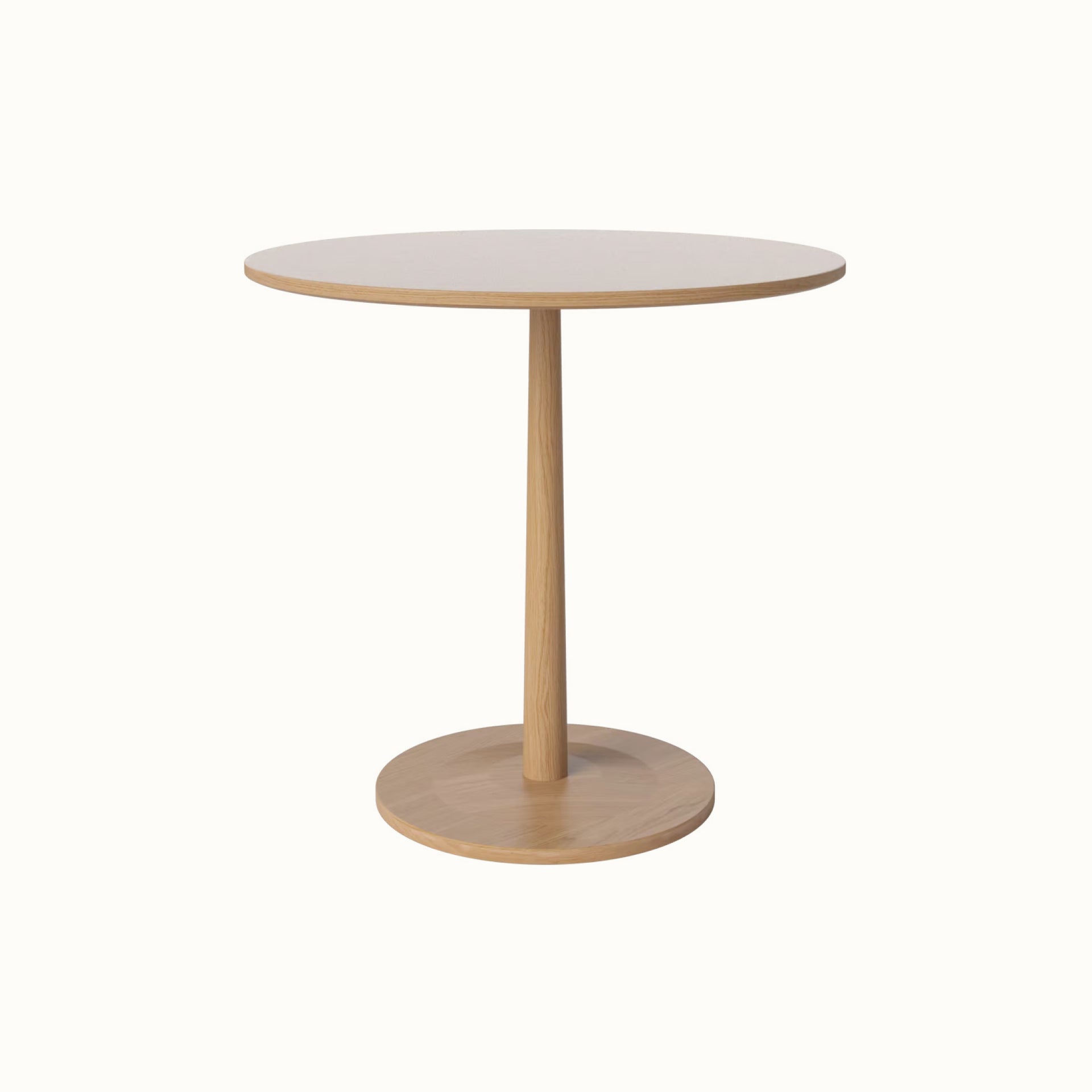 Round Cafe Table with Single Base