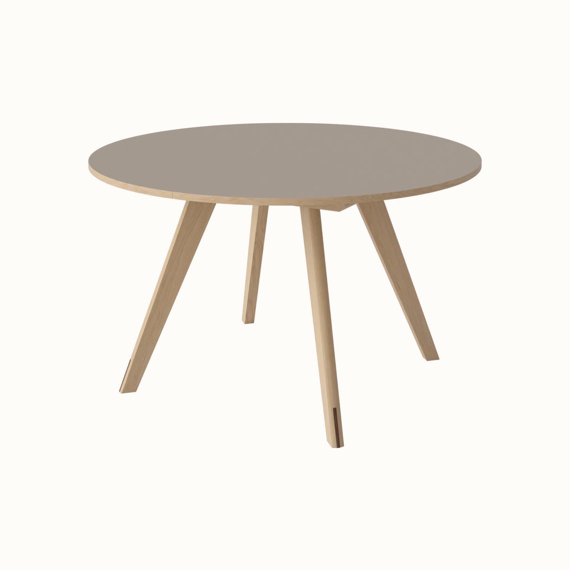 Round Oak Dining Table